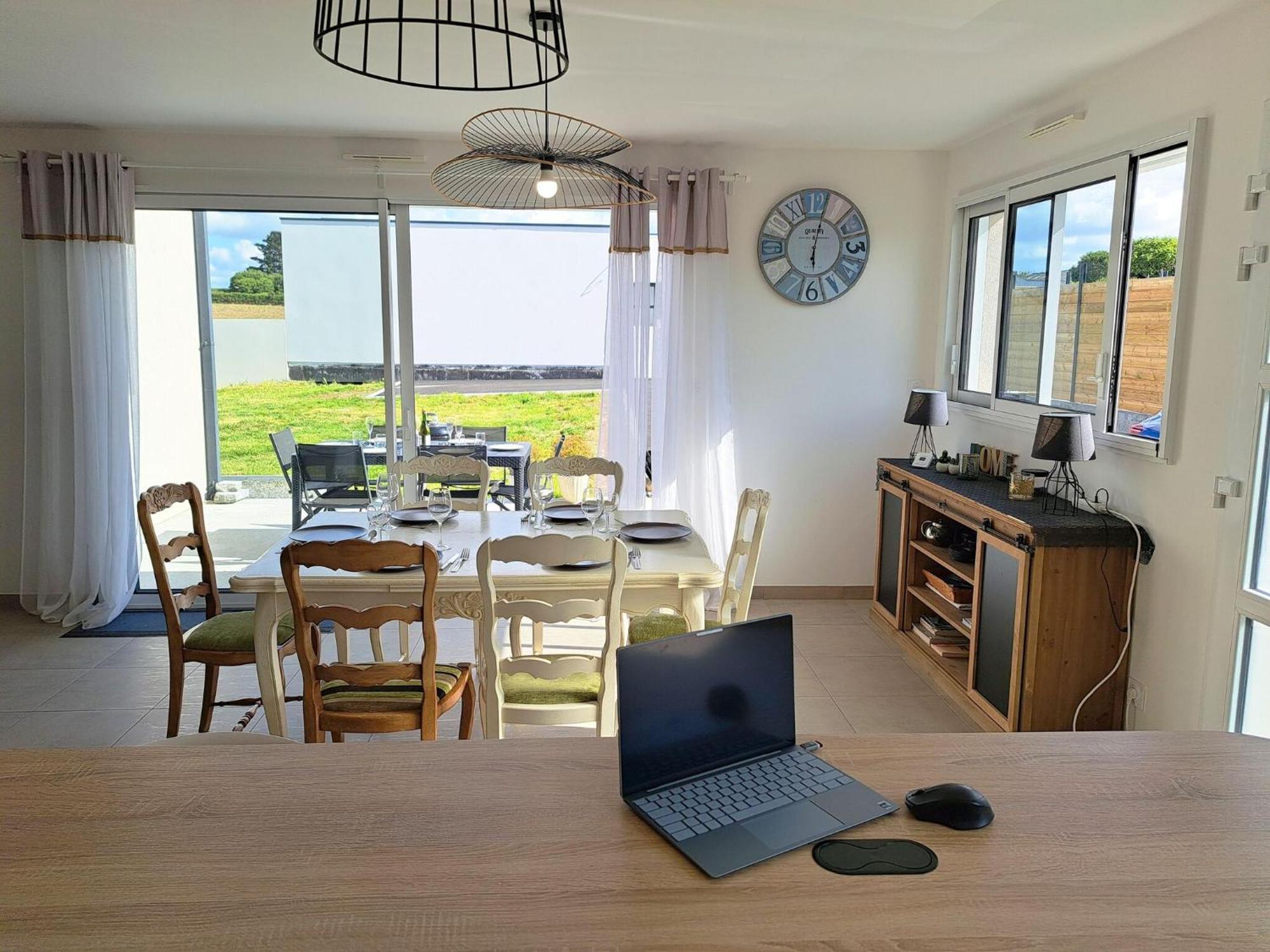 Single Storey Holiday Home In Cléder Extérieur photo